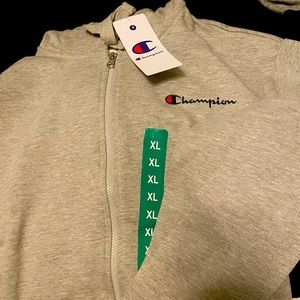 Champion hoodie XL  1 gray one  1 dark blue